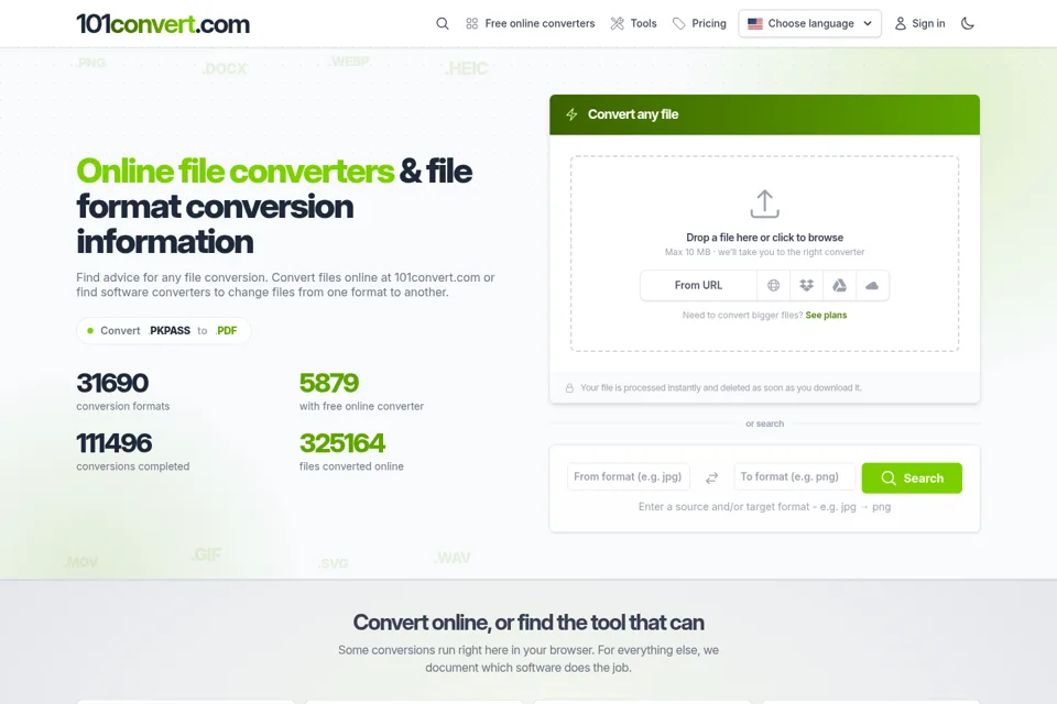 Landing page preview