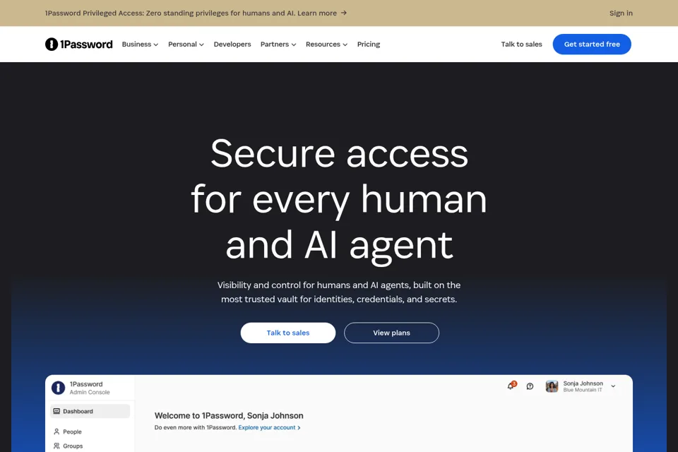 Landing page preview