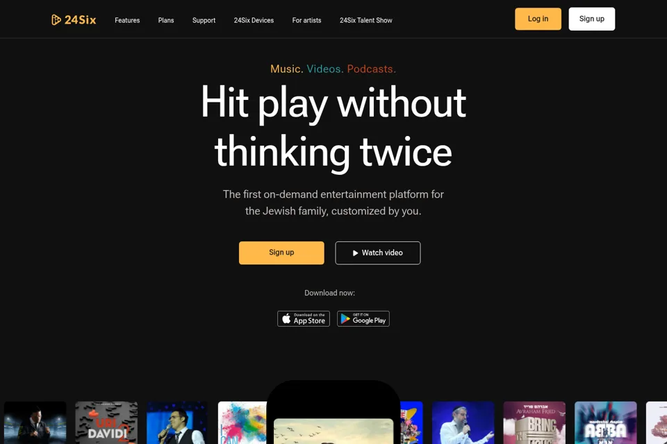 Landing page preview