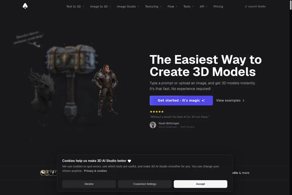 Landing page preview