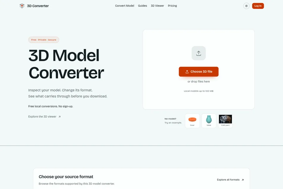 Landing page preview