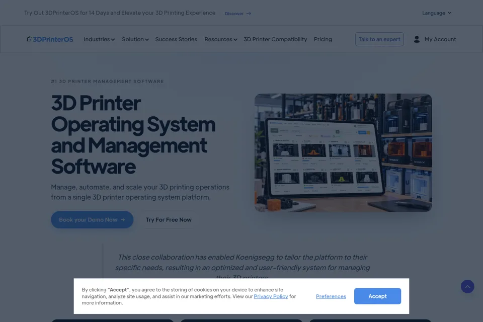 Landing page preview