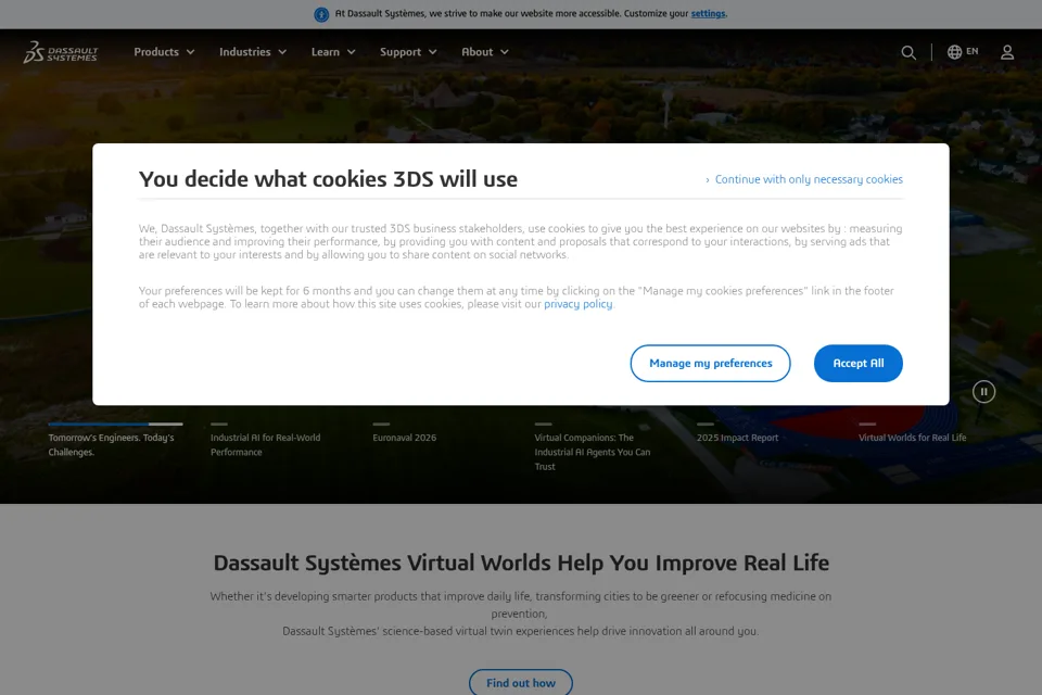 Landing page preview