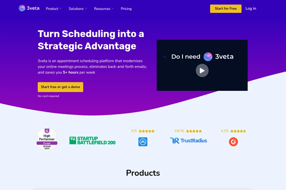 Landing page preview