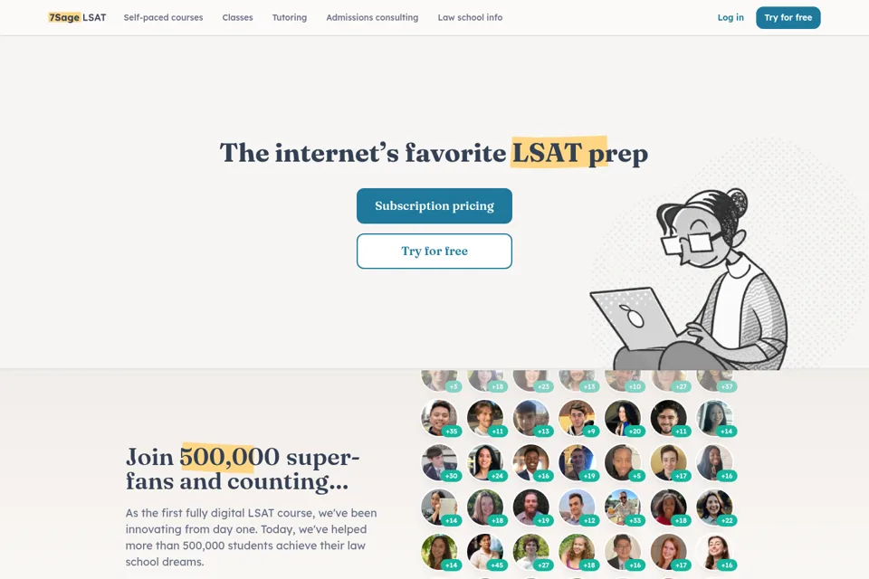 Landing page preview