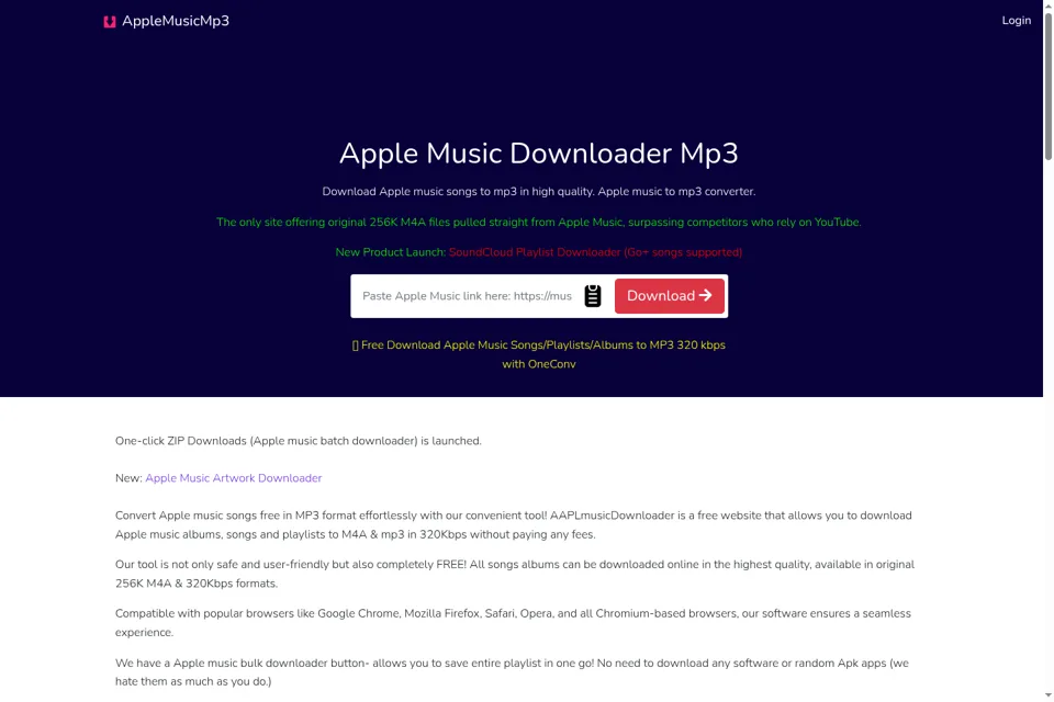 Landing page preview