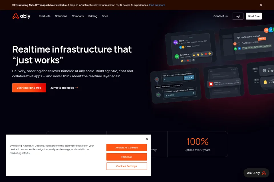 Landing page preview