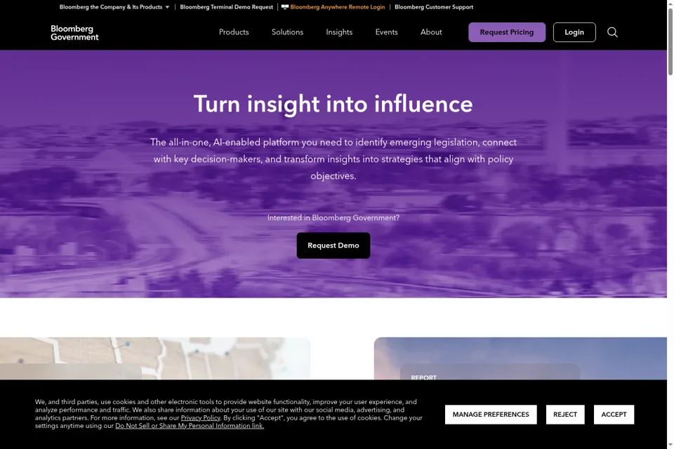 Landing page preview