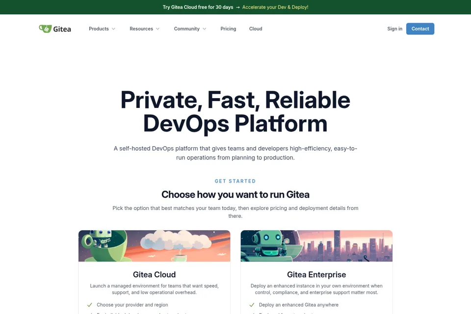 Landing page preview