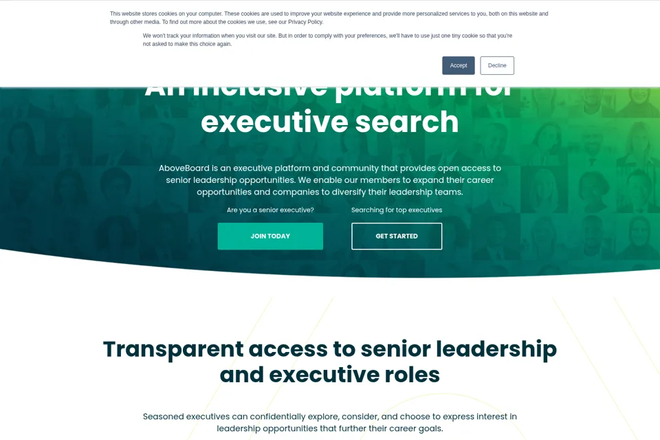 Landing page preview