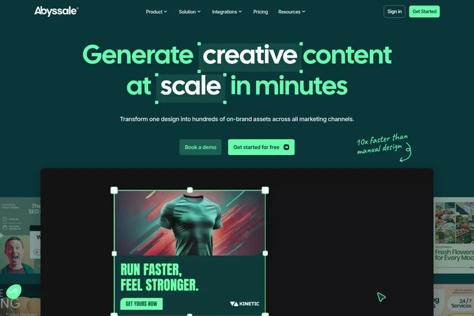 Landing page preview