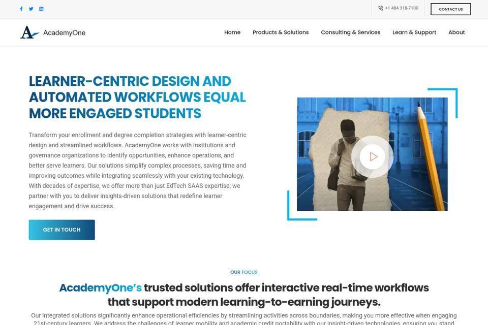 Landing page preview