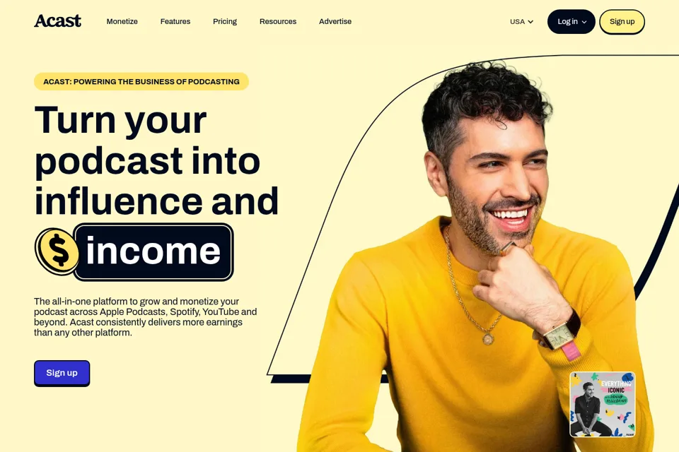Landing page preview