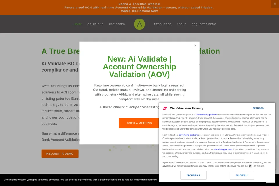 Landing page preview