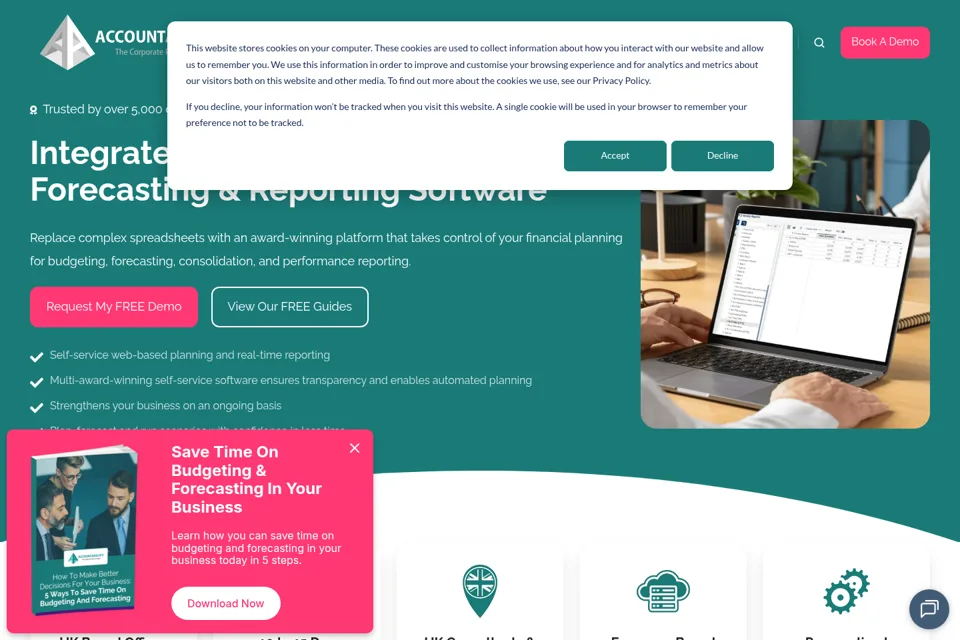 Landing page preview