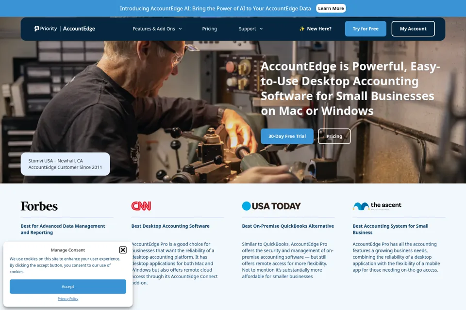 Landing page preview