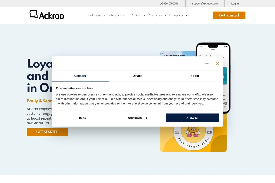 Landing page preview