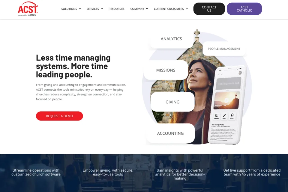 Landing page preview