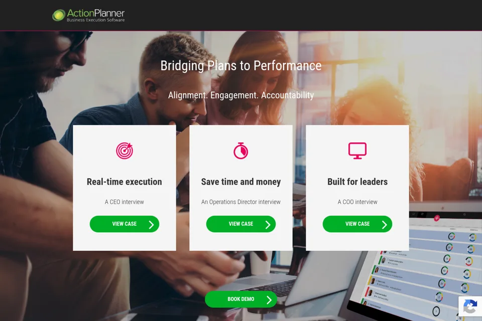 Landing page preview