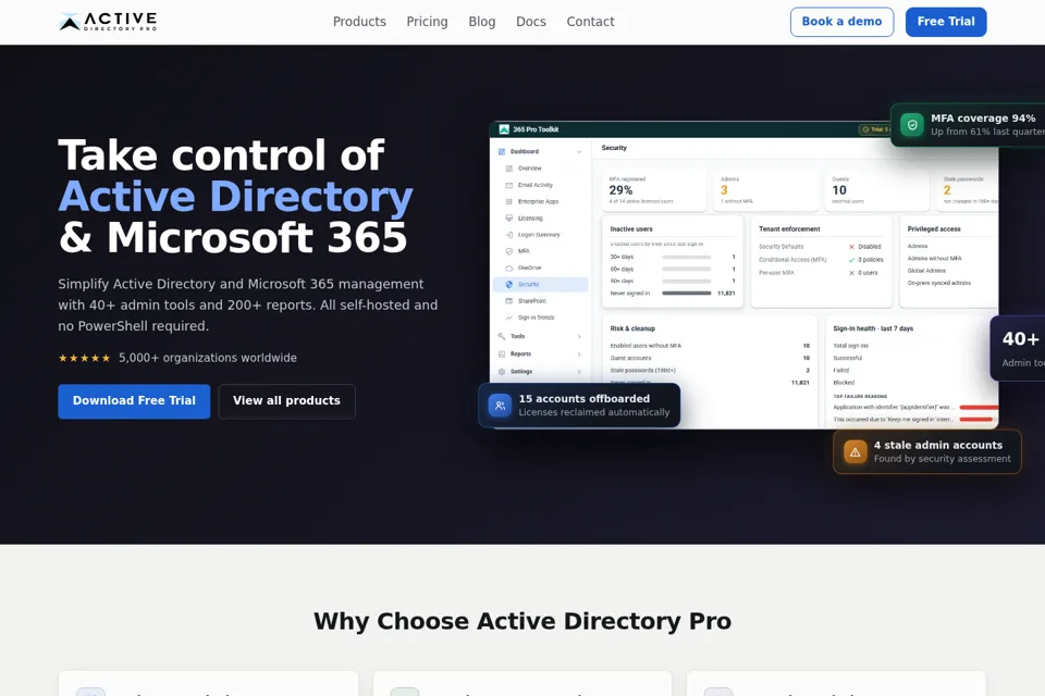 Landing page preview
