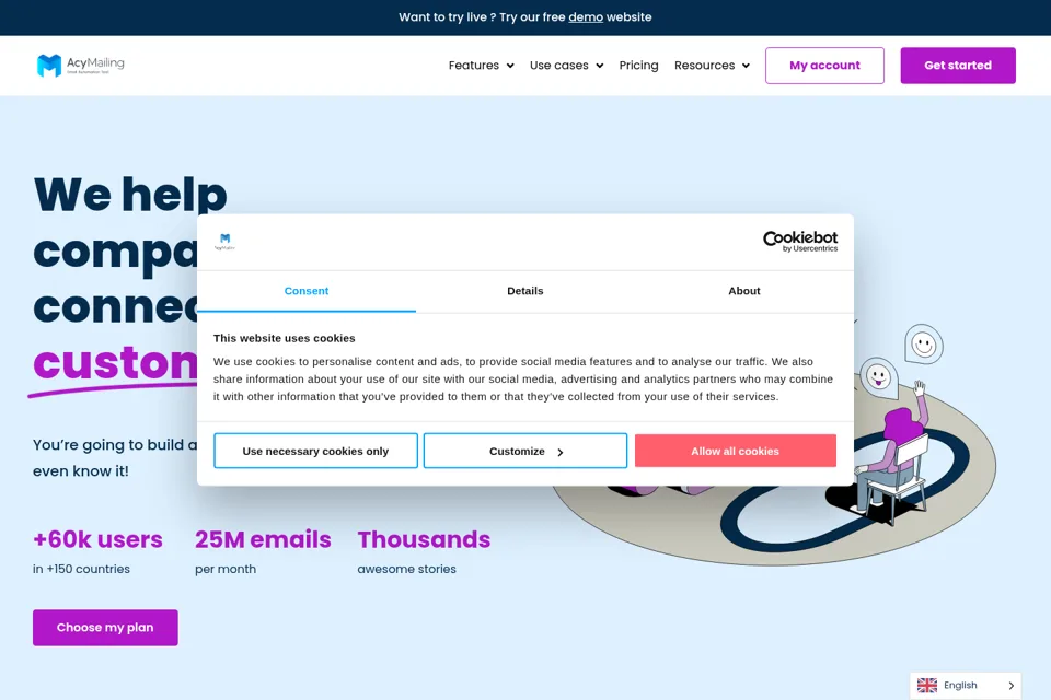 Landing page preview