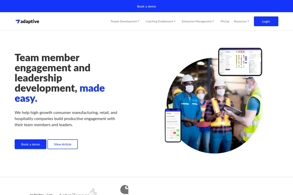 Landing page preview