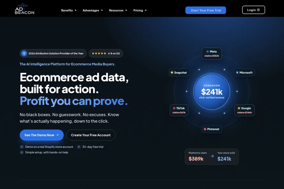 Landing page preview