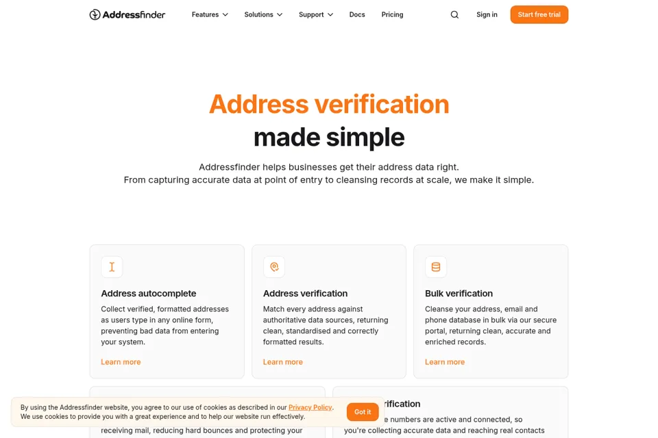 Landing page preview