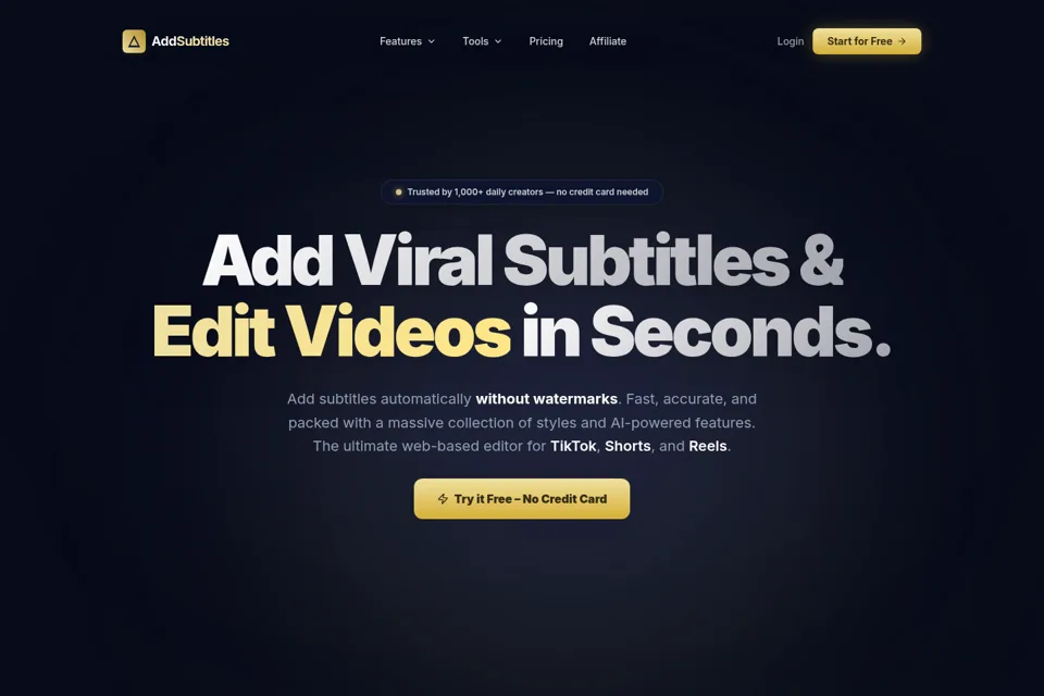 Landing page preview