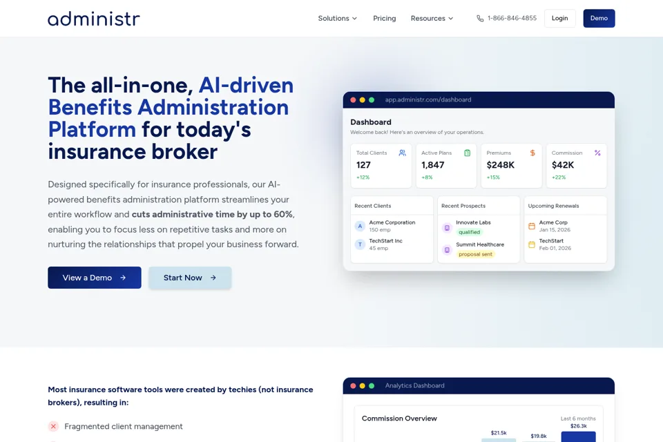 Landing page preview