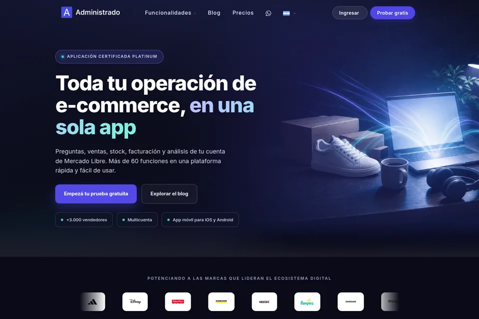 Landing page preview