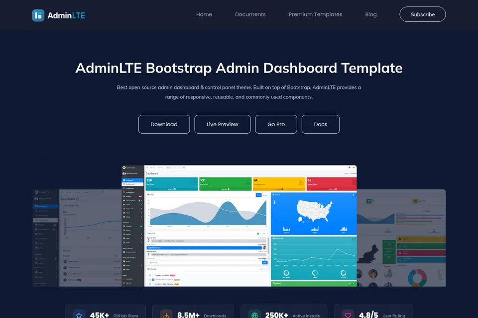 Landing page preview