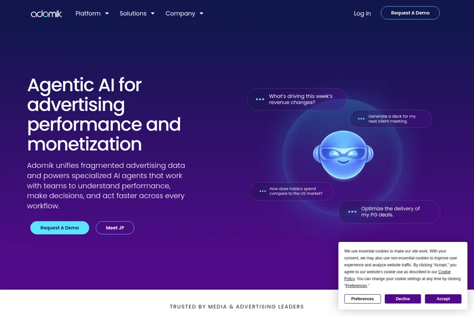 Landing page preview