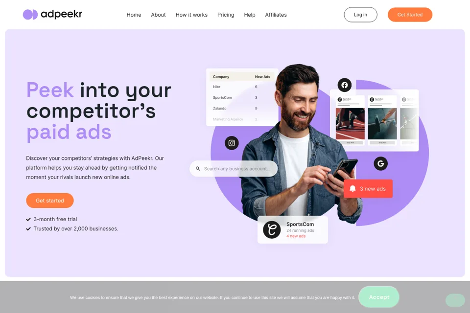Landing page preview