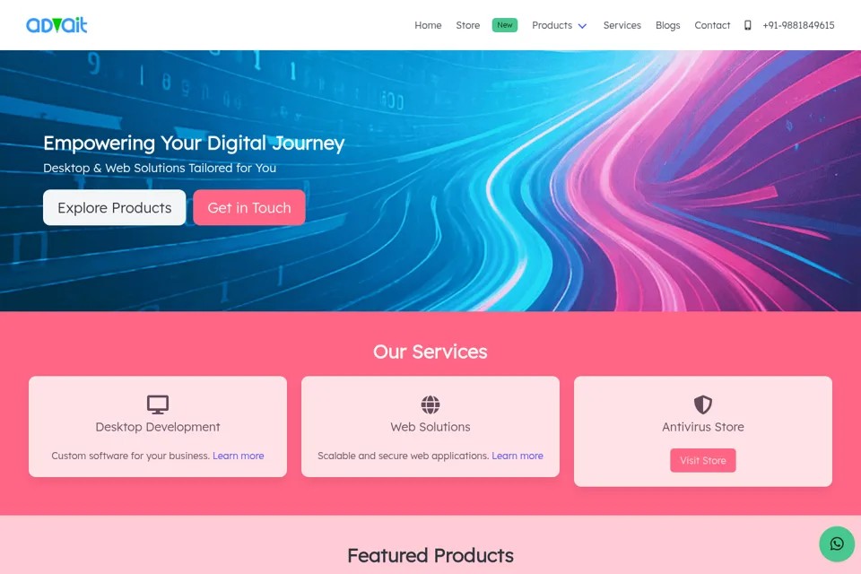 Landing page preview
