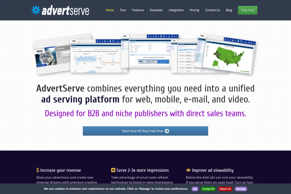 Landing page preview
