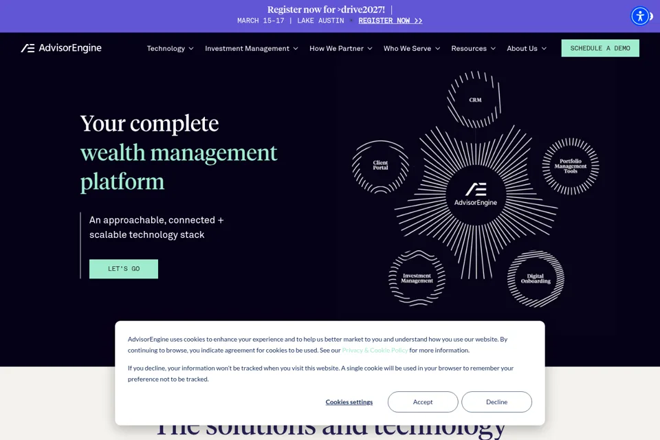 Landing page preview