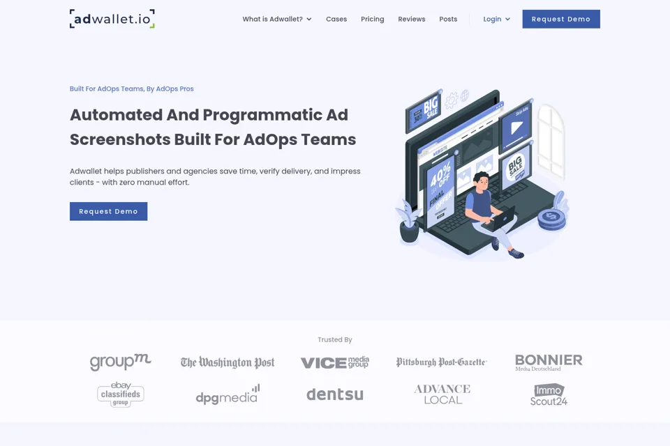 Landing page preview