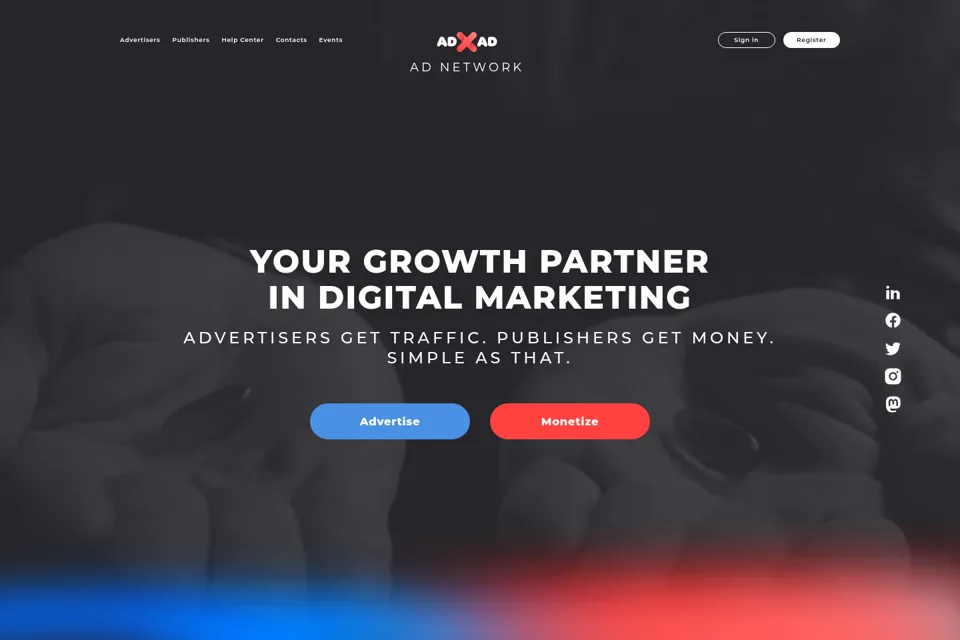 Landing page preview
