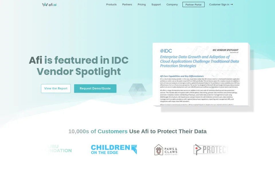 Landing page preview