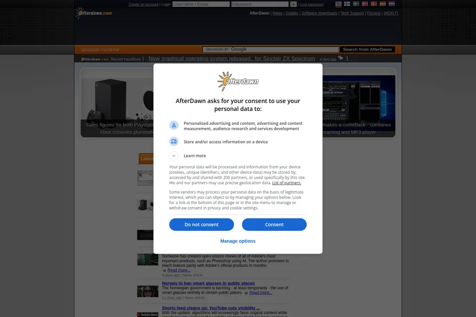 Landing page preview