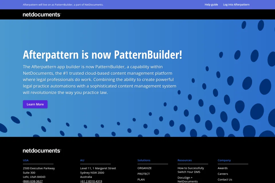 Landing page preview