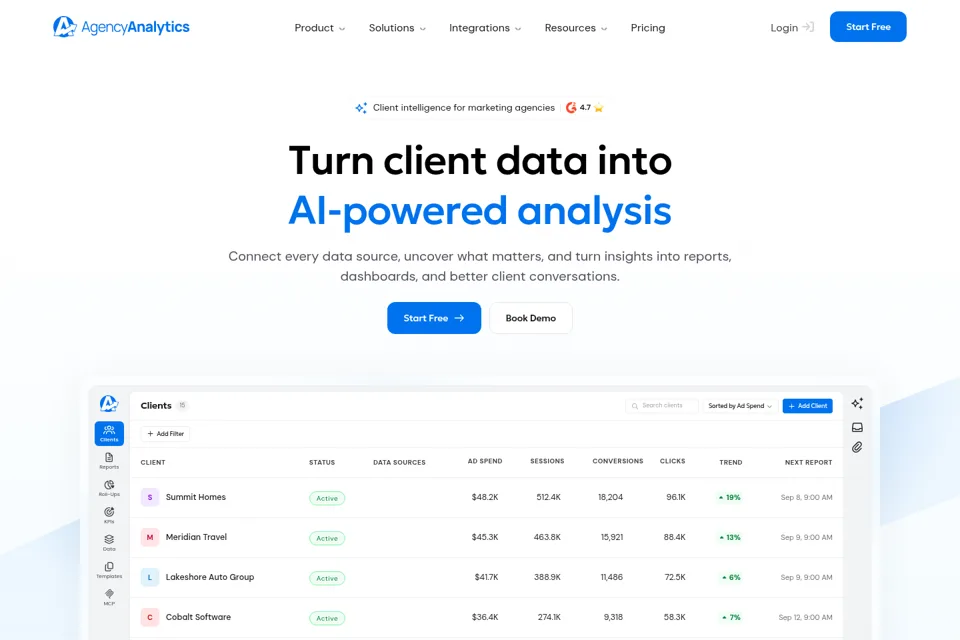 Landing page preview