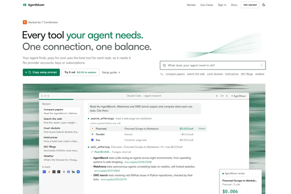 Landing page preview