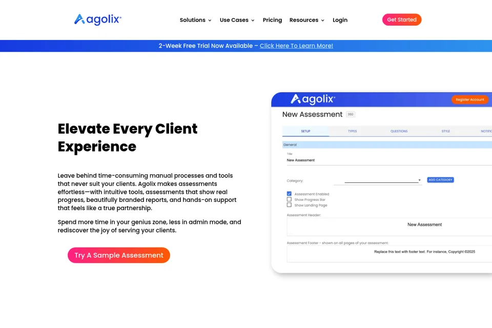 Landing page preview