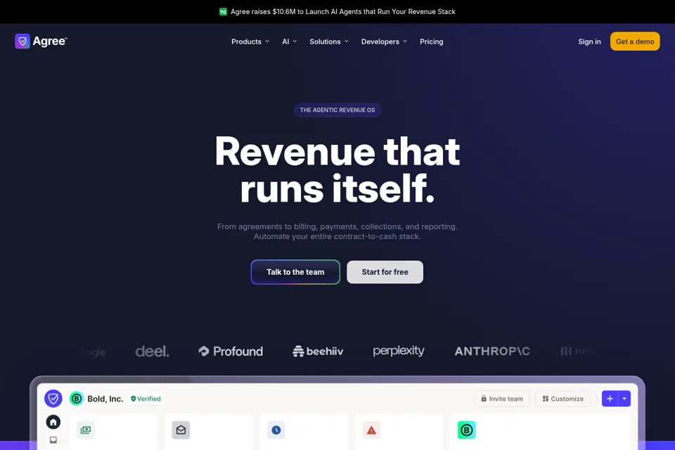 Landing page preview