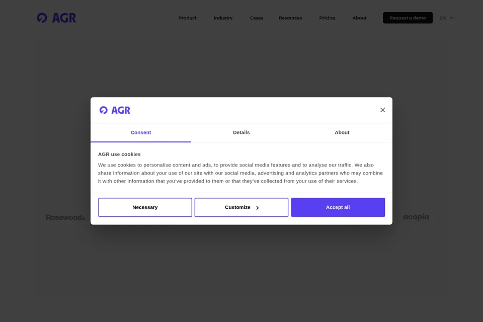 Landing page preview