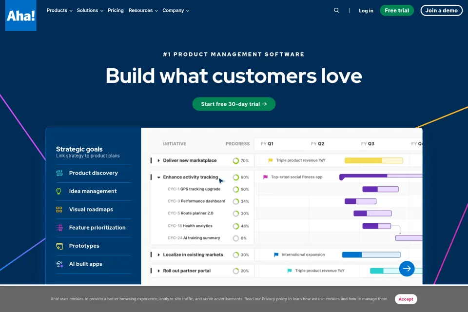 Landing page preview
