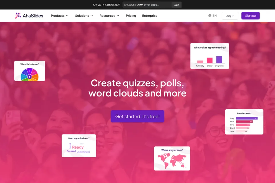 Landing page preview