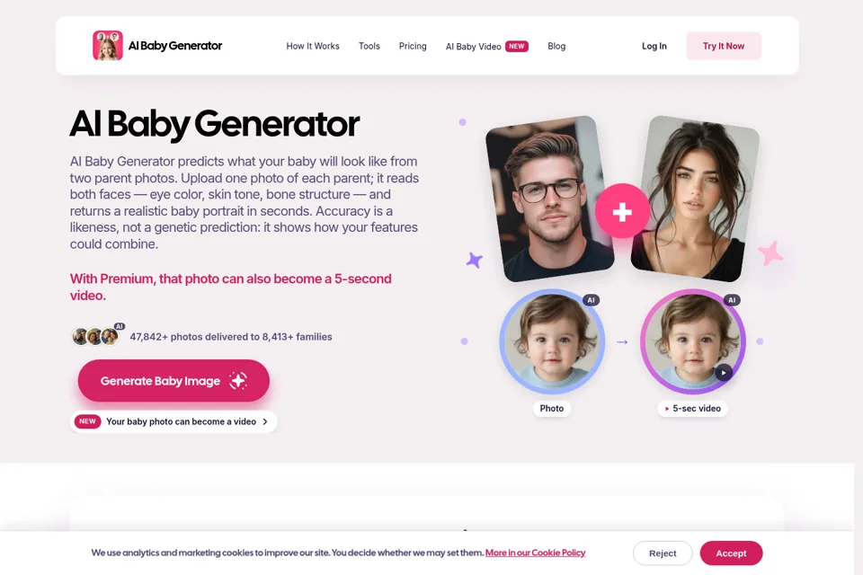 Landing page preview